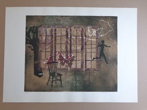 Andre Goezu - VLINDERS / KLEURLITHO / 50x70cm / SIG / 1975 kopen? Bied vanaf 45!