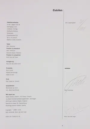 Various Artists Books - Lot van 2 handgesigneerde mappen over druktechnieken! (van LOGA) kopen? Bied vanaf 100!