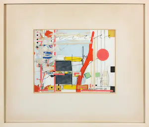Sam Middleton - Collage, Zonder titel - Ingelijst kaufen? Bieten Sie von 350!