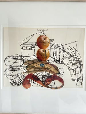 Carel Visser - Unica, Collage op papier kopen? Bied vanaf 895!