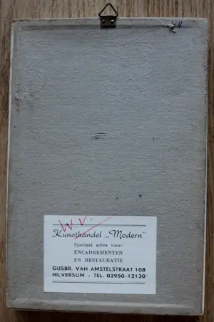 Rie Cramer - Ingelijste tekening: Buenas Fiestas wenst... - 1964-1965 kopen? Bied vanaf 299!