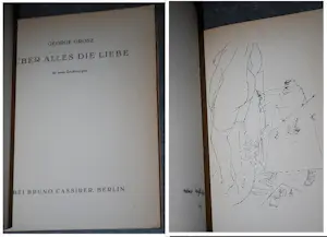 Georg Grosz - Über alles die Liebe, 1e druk 1930, Cassirer // + 2 boeken + 1 affiche kopen? Bied vanaf 150!