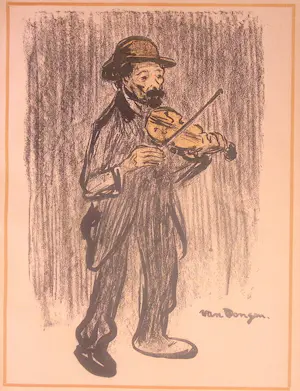 Kees van Dongen - Een hongerige man bespeelt de viool kopen? Bied vanaf 60!