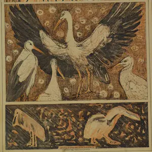 Theo van Hoytema - 7 litho's, verschillende dieren kopen? Bied vanaf 45!