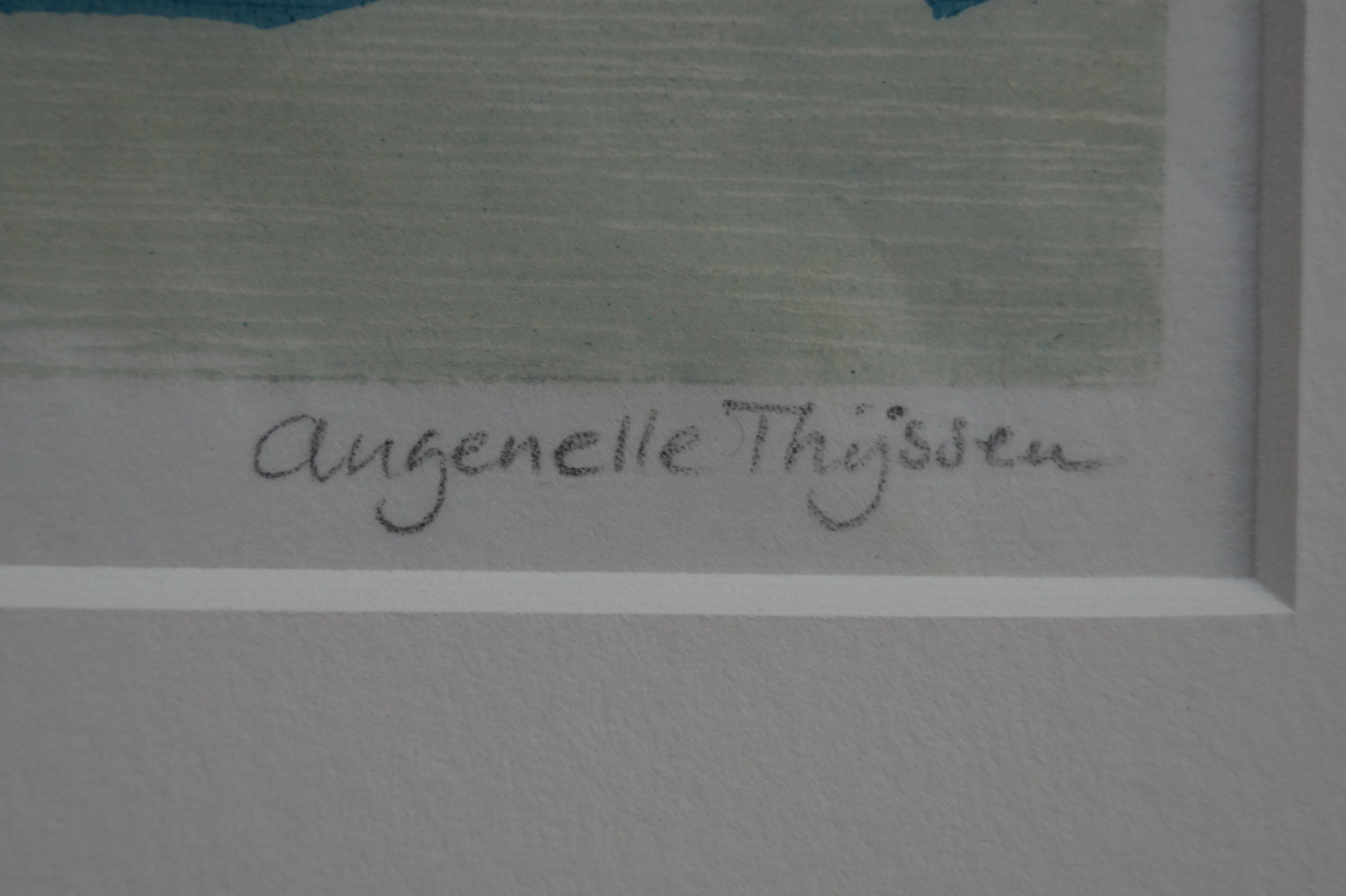 Angenelle Thijssen - Op het meer - houtsnede kopen? Bied vanaf 20!