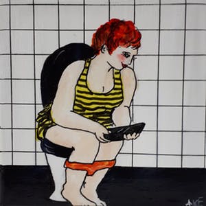 Anke Peddemors - kunst voor in het kleinste kamertje V17 kopen? Bied vanaf 15!