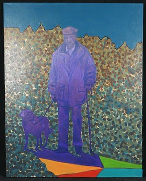 Valentin Bakardjiev - Olieverf op doek, De wereld draait door IV, (Groot) kopen? Bied vanaf 100!