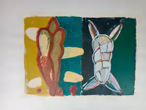 Piet Warffemius - Abstracte compositie verkauft für € 50!