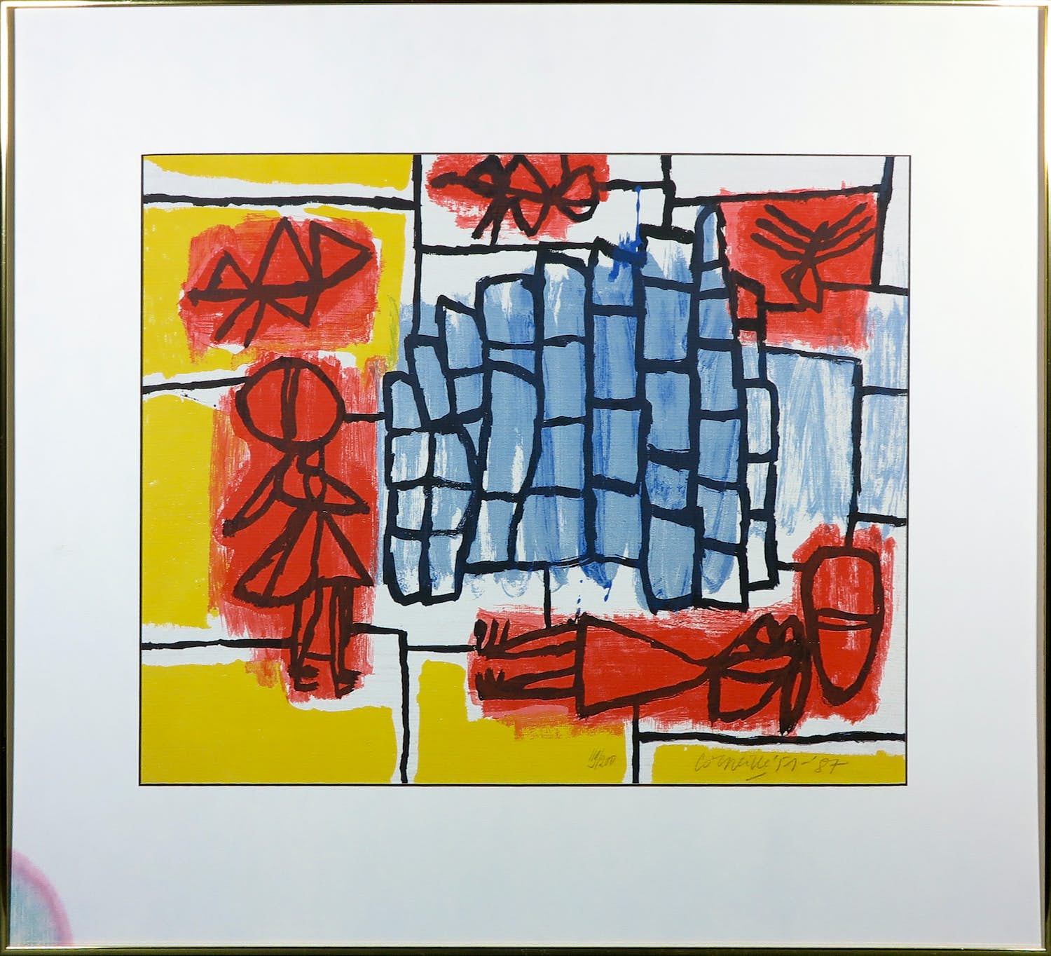 Corneille - Litho, Banlieue - Ingelijst kopen? Bied vanaf 150!