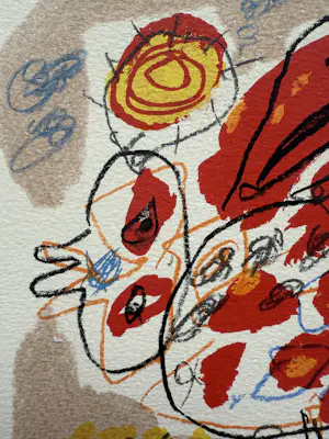 Kees Salentijn - handgesigneerde zeefdruk | 'Zonder titel' | 1996 kopen? Bied vanaf 10!