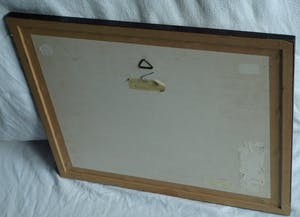Niet of onleesbaar gesigneerd - Acryl op doek , Japan , Gele bloemen met vogel – ingelijst kopen? Bied vanaf 1!