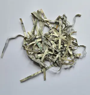 Jan Henderikse - Geshredderde Dollars - 2018 - 21 x 15 cm kopen? Bied vanaf 50!