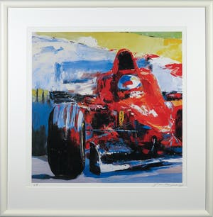 Frank Gude - Litho, F1- Ingelijst kopen? Bied vanaf 1!