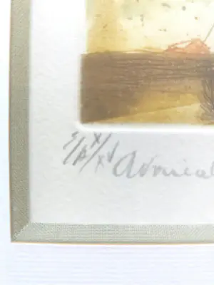 René Carcan - René CARCAN (1925-1993) - Pistills- Zeldzaam kunstenaarsbewijs (E/A) - 1990 kopen? Bied vanaf 200!