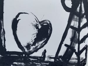 Peter Otto - Lithografie | 'Zonder titel' | 1993 kopen? Bied vanaf 65!