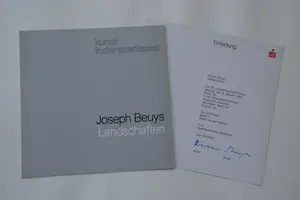 Joseph Beuys - "Landschaften", Begleitheft zur Ausstellung, handsigniert kopen? Bied vanaf 200!