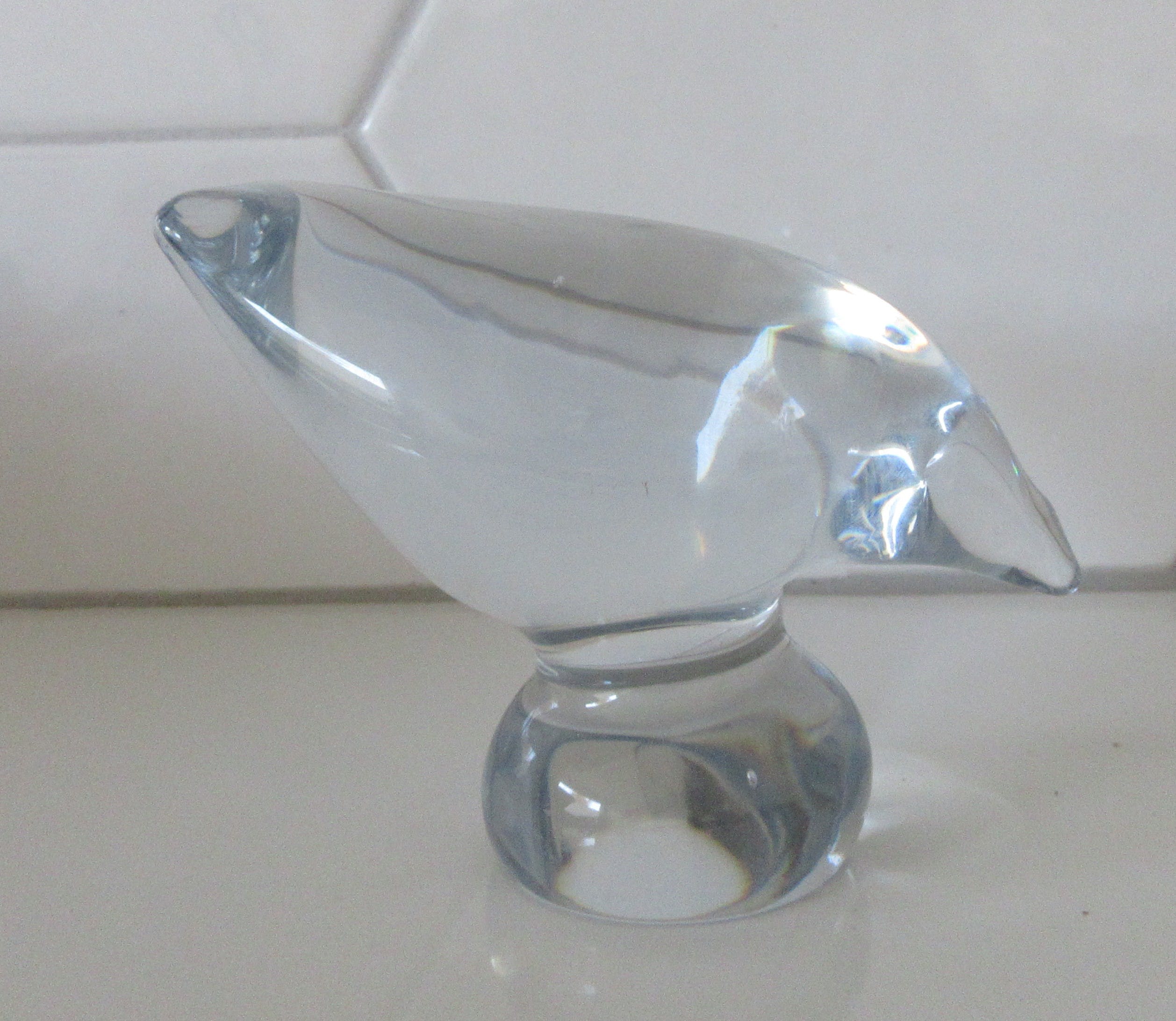 Zelezny Brod Sklo - Gestileerd glazen vogel figuur van Alexandrite glas ontwerp Miloslav Janku kopen? Bied vanaf 25!