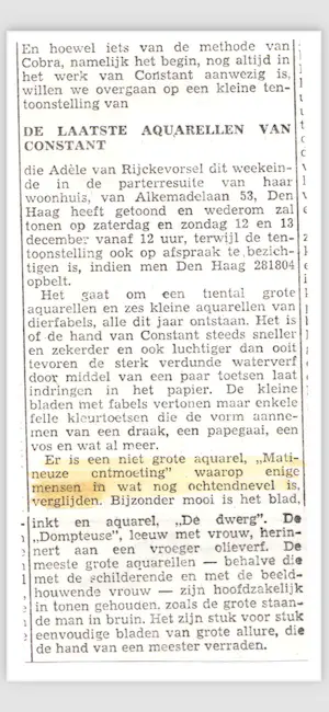 Constant - De matineuze ontmoeting kopen? Bied vanaf 1850!