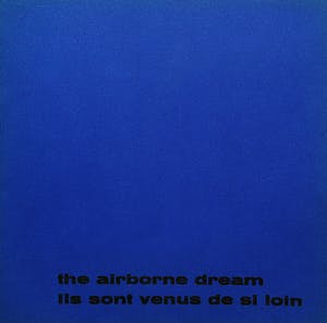 Hugh Weiss - Piloot in dubbeldekker boven fantasielandschap, olieverf op board (zeer groot!) kopen? Bied vanaf 550!