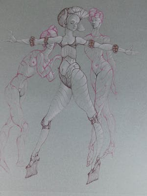 Leonor Fini - Les Danseuses kopen? Bied vanaf 35!