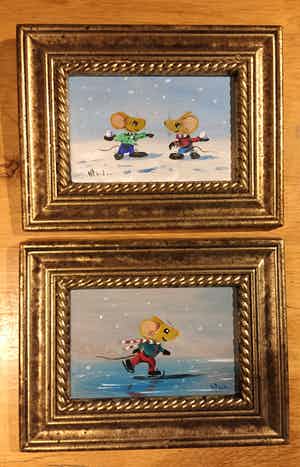 Henk Poeder - Muisjes in de winter verkocht voor € 79!