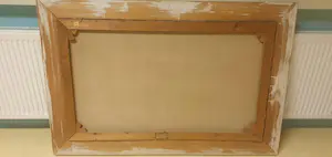 Andre Gignac - Zee met wolken - 1 meter breed! Met lijst erbij 1 meter 19 centimeter kopen? Bied vanaf 175!