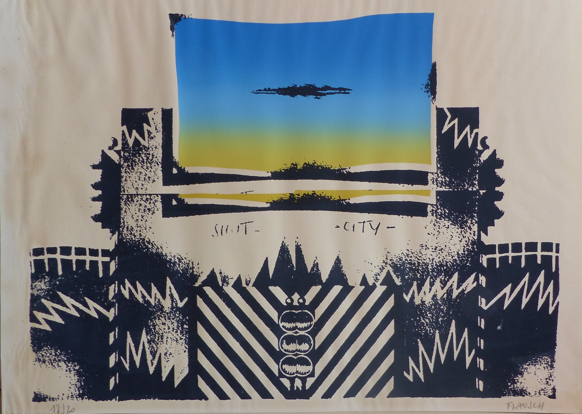 Fernand Flausch - ''La mort de l''automobile'' en ''Shot City'' kopen? Bied vanaf 30!