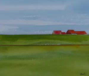 Franklin Meijer - Terschelling - 4 x aquarelstudies kaufen? Bieten Sie von 49!