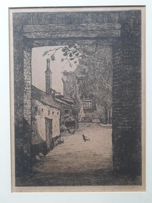 Johan D. Scherft - Doorkijkje bij Rustenburg. kopen? Bied vanaf 35!