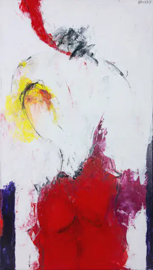 Menno Bauer - Acryl op doek, Het proeven van de stilte - Ingelijst kopen? Bied vanaf 50!