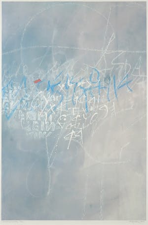 Arie Trum - Offsetlitho, Zonder titel - Ingelijst kopen? Bied vanaf 1!