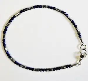 Nieuwe zilveren Armband van lapis lazuli kopen? Bied vanaf 70!