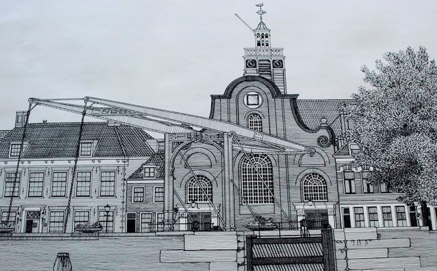 Sees Vlag - Zeefdruk: Rotterdam Delfshaven - 1979 verkocht voor € 70!