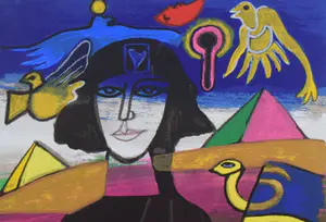 Corneille - zeefdruk - AIDA - 29/200 , gesigneerd en ingelijst kopen? Bied vanaf 149!