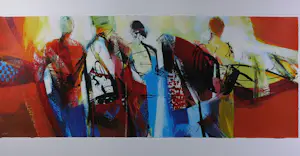 Peter Meijer - Zeefdruk, Voorbije passage - Ingelijst kopen? Bied vanaf 50!