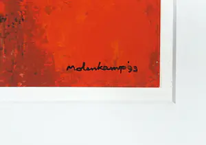 Nico Molenkamp - Zeefdruk, Abstracte compositie kopen? Bied vanaf 1!