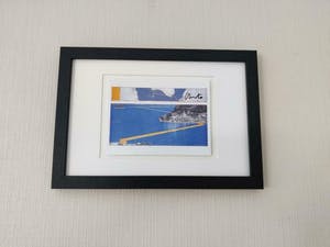 Christo - Floating Piers, Lake Iseo - Ingelijst en handgesigneerd kopen? Bied vanaf 120!
