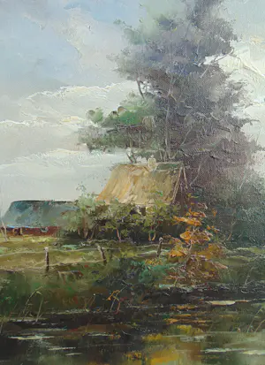Gerardus Johannes Ernens - Hollands landschap kaufen? Bieten Sie von 70!