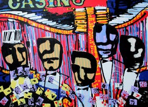 Herman Brood - zeefdruk: Casino kopen? Bied vanaf 249!