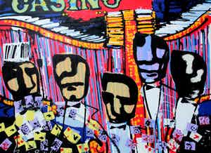 Herman Brood - zeefdruk: Casino verkocht voor € 249!