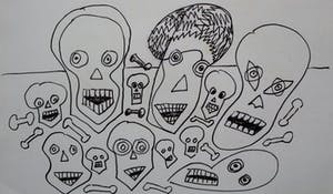 Ernst Vijlbrief - Pentekening kopen? Bied vanaf 50!