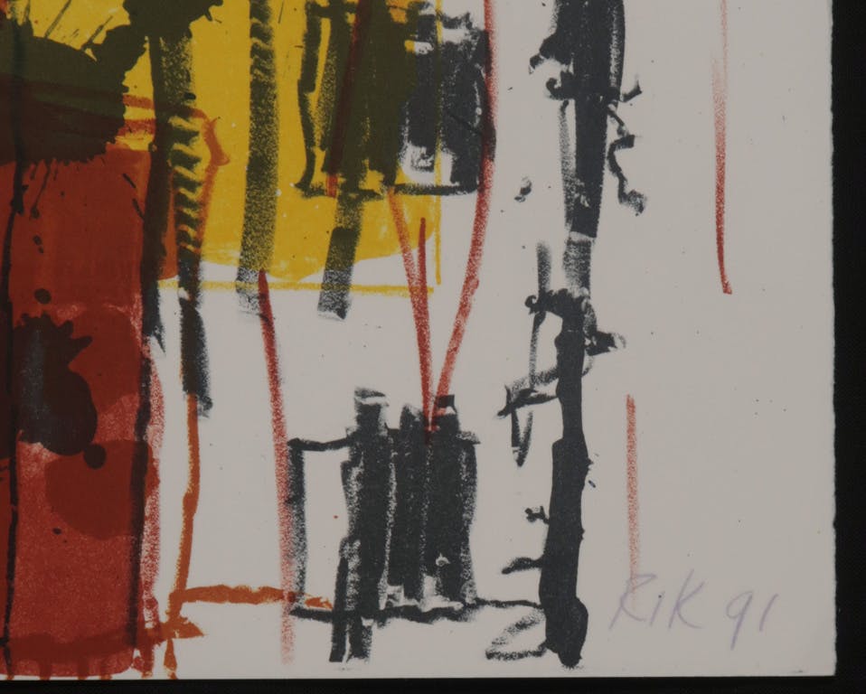 Rik van Iersel - Litho, Zonder titel kopen? Bied vanaf 35!