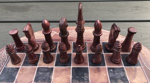 Curiosa - Handgemaakt stenen schaakspel afkomstig uit Kenia kopen? Bied vanaf 1!