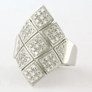 Zancan HRD rapport 18k gouden ring met briljant geslepen diamant tot. 0.80ct kopen? Bied vanaf 1550!