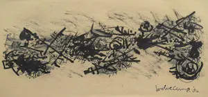 Theo Wolvecamp - gesigneerde ingelijste inkt tekening kopen? Bied vanaf 199!