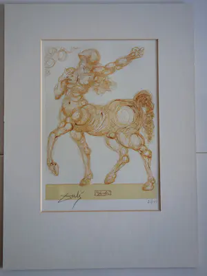 Salvador Dali - Der Kentaur Cacus*Göttliche Komödie kopen? Bied vanaf 850!