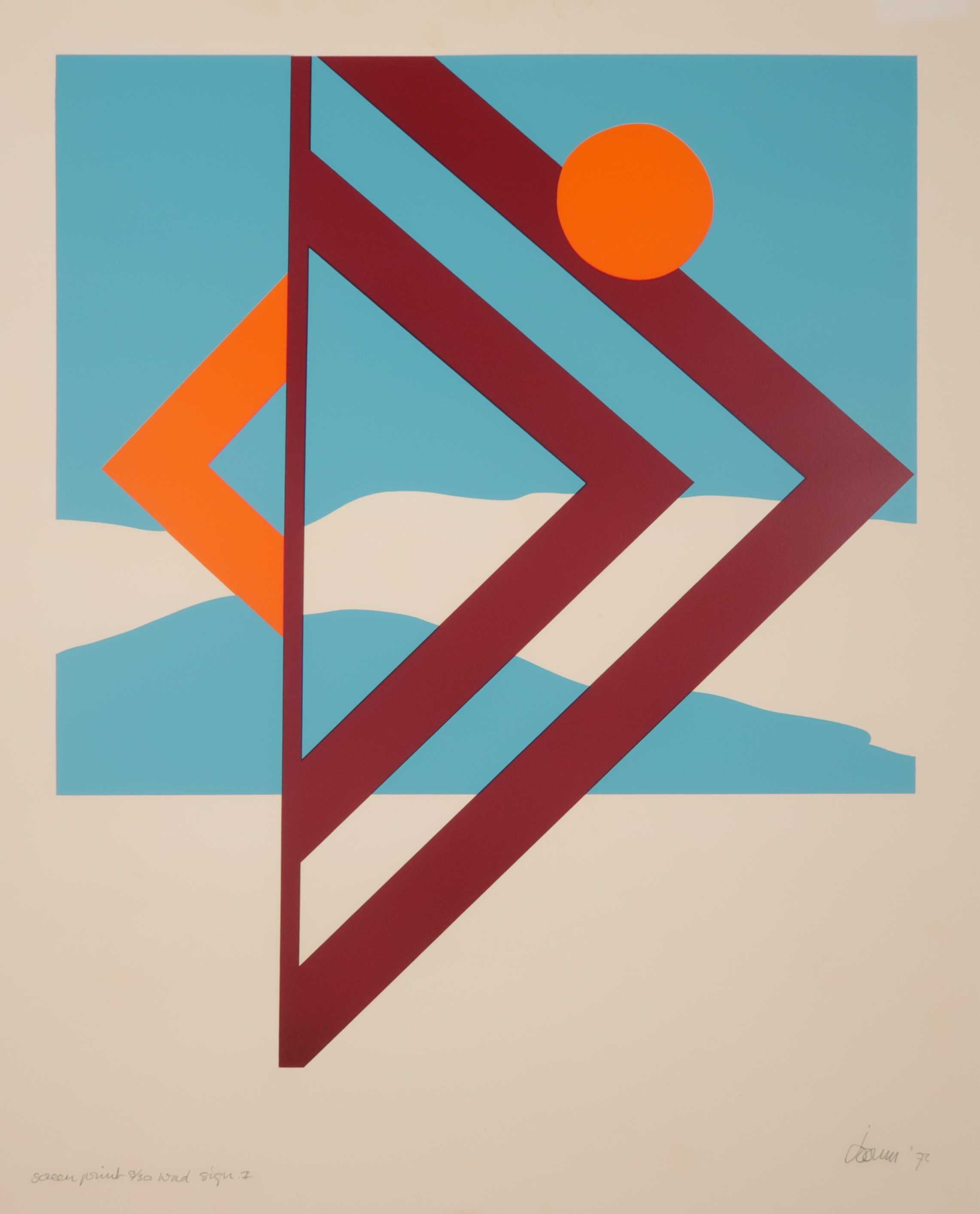 Josum Walstra - Zeefdruk, Wad sign I kopen? Bied vanaf 1!