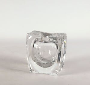 Royal Leerdam - Glas, Lot van 4 blankglazen vaasjes. kopen? Bied vanaf 1!