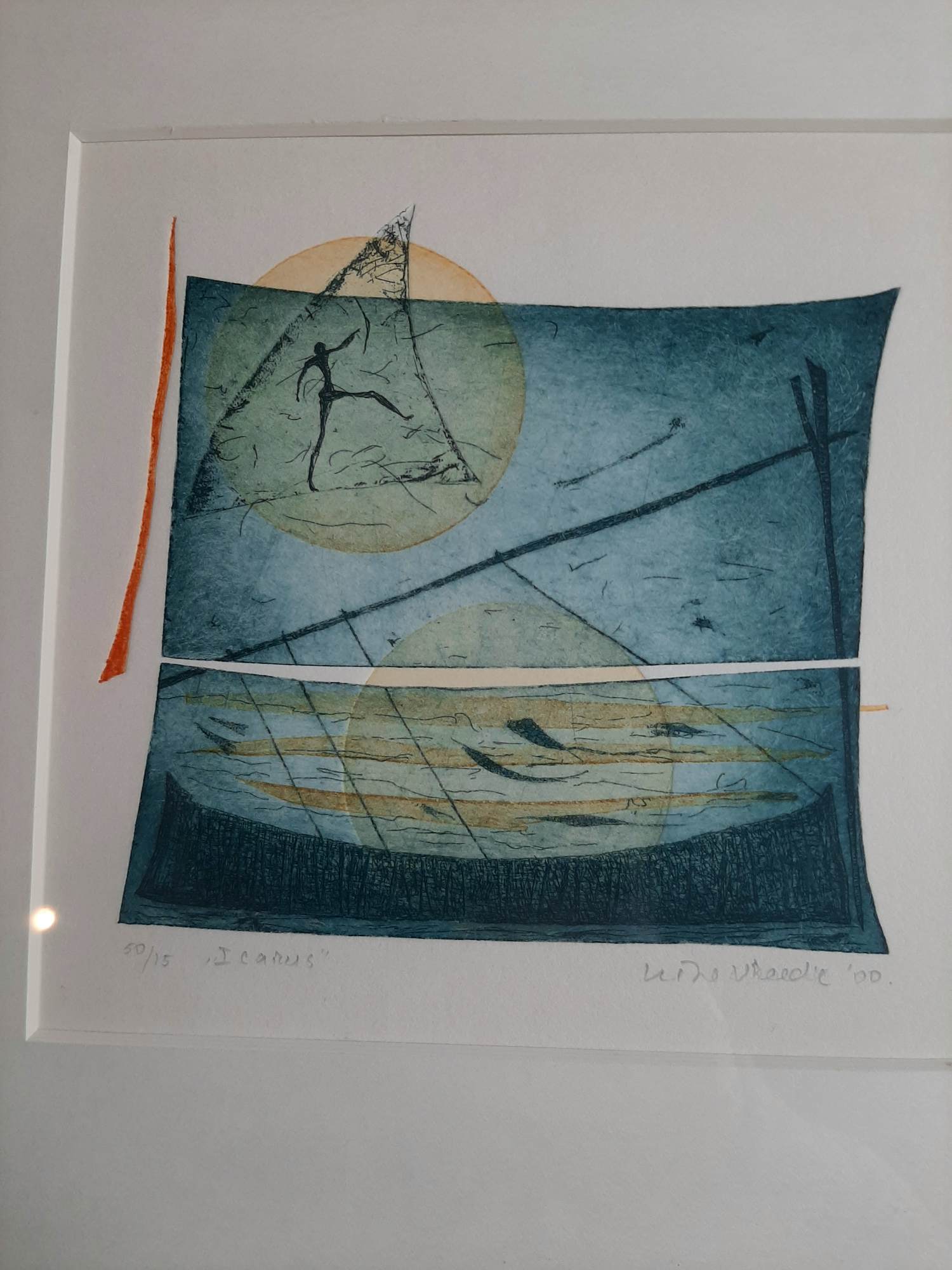 Lieke Vreede - Ets, Titel, Icarrus kopen? Bied vanaf 35!