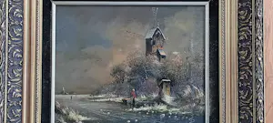 Pieter Cornelis Steenhouwer - Winterlandschap kopen? Bied vanaf 300!